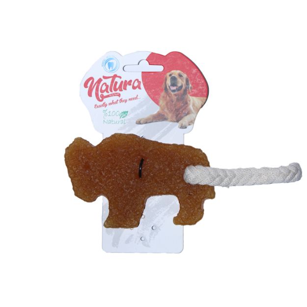 Picture of Natura Doğal Kauçuk Bizon Köpek Çiğneme Oyuncağı Pth-068