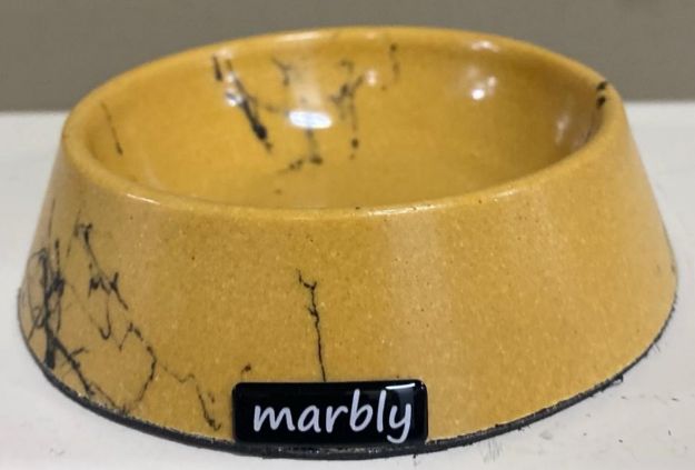 Picture of Marbly Orange Black 08 Oz Mama Ve Su Kabı
