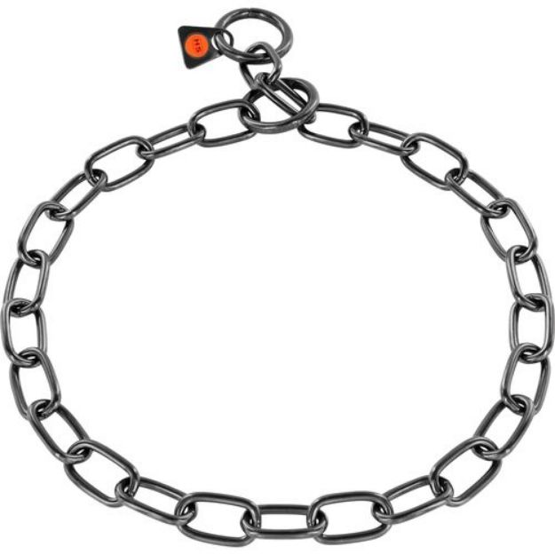 Picture of Sprenger Kürk Koruyucu Paslanmaz Çelik Siyah 3mm/39cm Köpek Tasma, Orta Boy