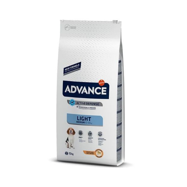 Picture of Advance Medium Light Orta Irk Yetişkin Diyet Köpek Maması 12 Kg