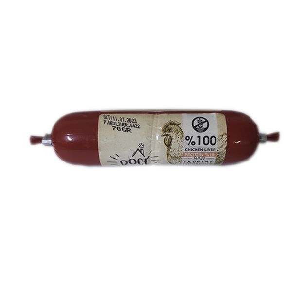 Picture of Doce Tavuk Ciğerli Sosis Yumuşak Kedi Ödülü 70 Gr