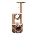 Picture of Cathause Oval Yuvalı Katlı Tırmalama 112 Cm Leopar