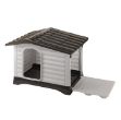Ferplast Dog Villa 110 Plastik Köpek Kulübesi 111 cm x 84 cm x79 cm resmi