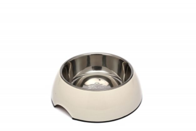 Picture of Super Design Melamin Çelik Kedi Köpek Mama Kabı Small Beyaz 0,2 lt