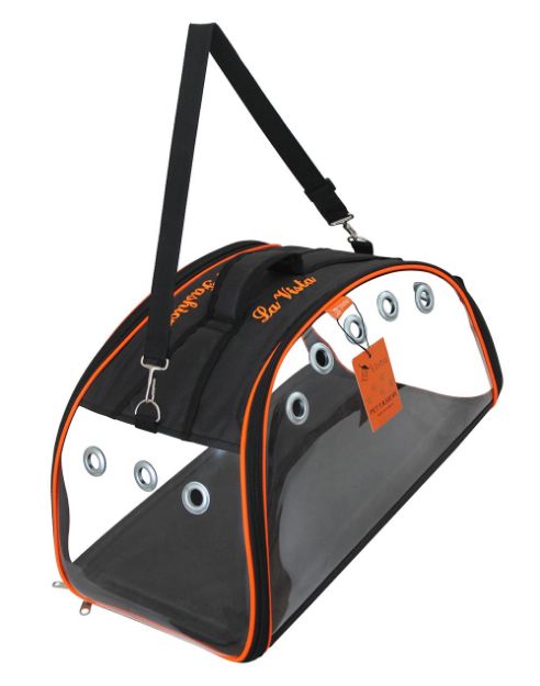 La Vista Ufo Sport Kedi Köpek Taşıma Çantası Gri resmi