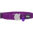 Red Dıngo Klasık Mor Kedı Boyun Tasması 12Mm resmi