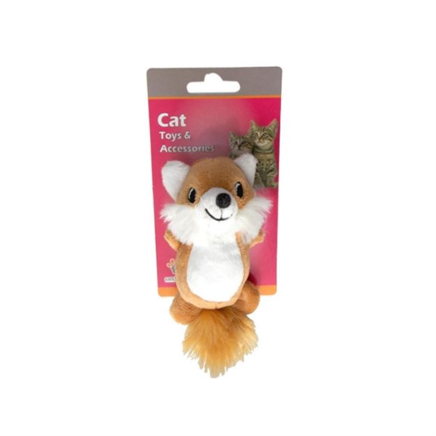 Picture of Eastland Peluş Hışırtılı Tilki Kedi Oyuncağı