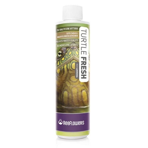 Picture of Reef Flowers Turtle Fresh Remammonia Su Kaplumbağa Su Düzenyici 85 ml