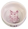 Trixie Kedi Porselen Mama/Su Kabı 0,3 Lt/11 Cm Beyaz resmi