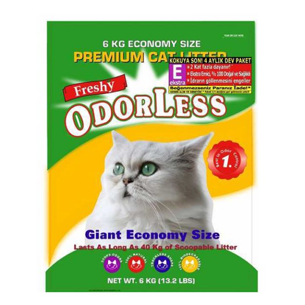 Picture of Freshy Odorless Silika 4 Aylık Kedi Kumu Ekstra Regular E 6 kg