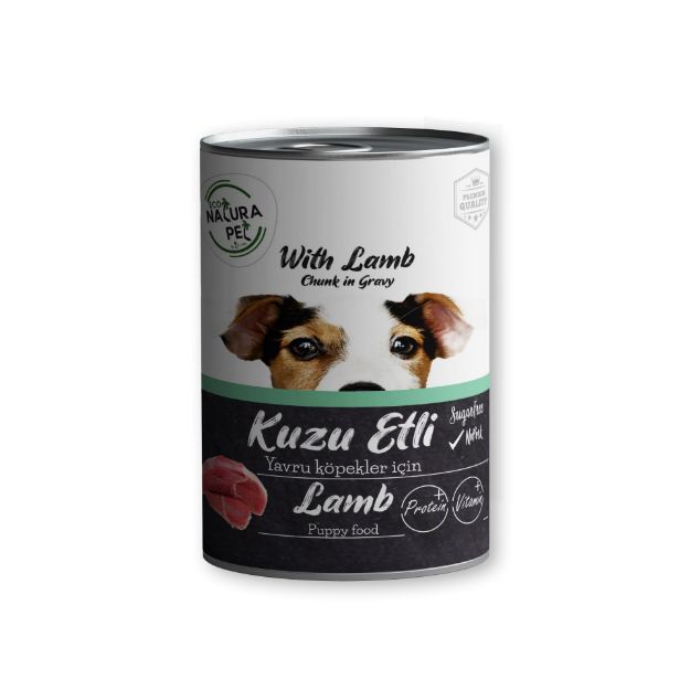 Picture of Eco Natura Pet Kuzu Etli Yavru Köpek Konservesi Gravy 400 Gr