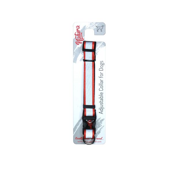 Picture of Natura Reflektörlü Köpek Boyun Tasması Xs / S - Kırmızı 