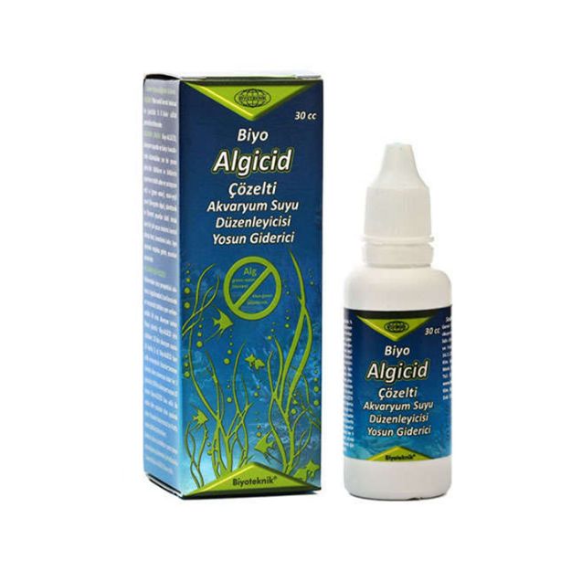 Picture of Biyoteknik Biyo-Aquacure Algicid Akvaryum Suyu Düzenleyici Çözelti 50 Ml