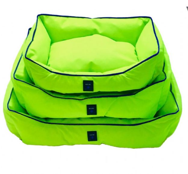 Picture of Allfi Pet 3 Lü Set Dış Mekan Yatak Mavi S