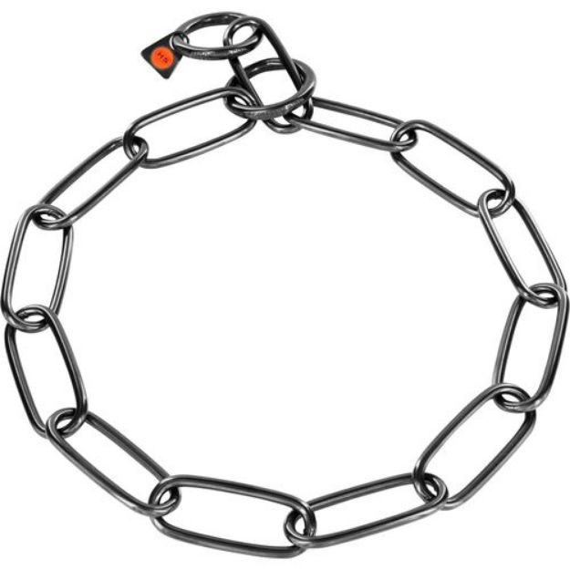 Picture of Sprenger Kürk Koruyucu Paslanmaz Çelik Siyah 4mm/67cm Köpek Tasma, Ekstra U