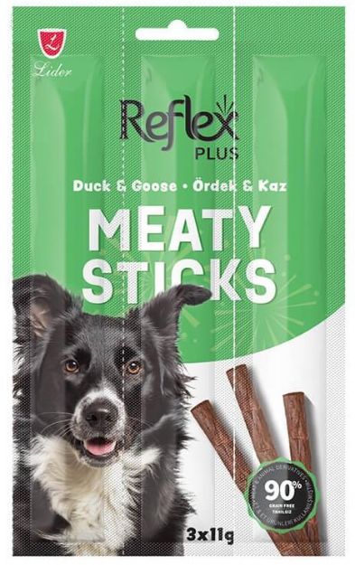 Reflex Ördek ve Kaz Etli Köpek Ödül Çubuğu 11 Gr 3 Adet resmi