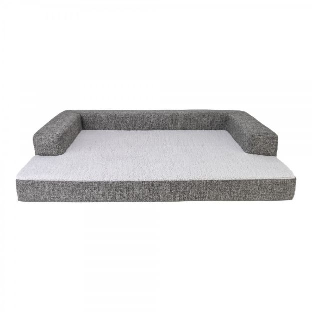 Pet Comfort Gloria Sofa Orthopedik Köpek Yatağı Antrasit 70x53x8cm resmi