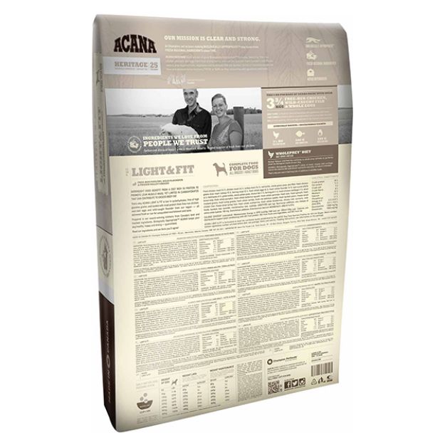 Picture of Acana Heritage Light Fit - Fazla Kilolu Köpekler için Köpek Maması 11,4 kg
