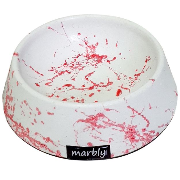 Picture of Marbly White Fire 16oz mama ve su kabı