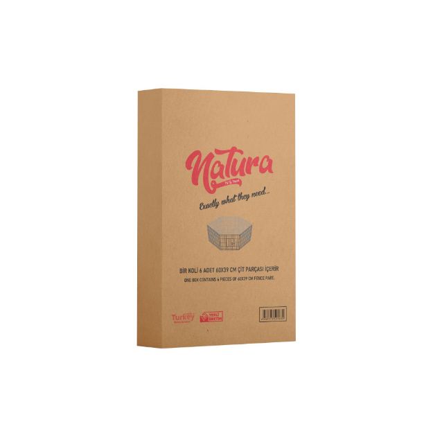 Picture of Natura Altıgen Kedi Köpek Oyun Çiti Küçük 60x39cm 6 Parça