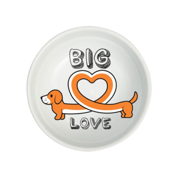 Picture of Natura Seramik Mama Kabı Dog Love 400 ml 15 cm
