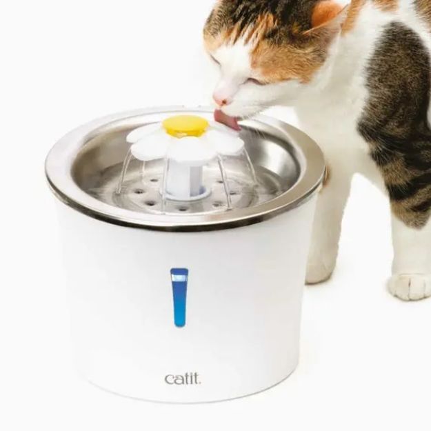Picture of Catit 2.0 Flower Fountain Çelik Hazneli Su Sebili 3 Lt