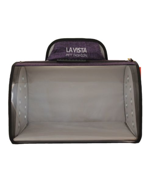 LAVİSTA Mor Tomris Şeffaf Sırt Flybag resmi