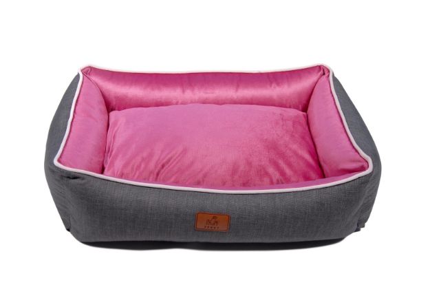 Picture of Peggy Lola Köpek Yatağı Antrasit-Pembe S 50 x 38 x 25 Cm