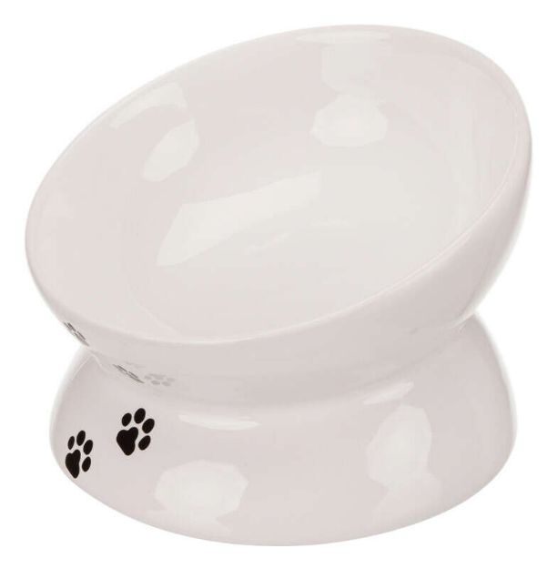 Picture of Trixie Kedi Mama ve Su Kabı, Yükseltilmiş, Ergonomik, Seramik, 0,15lt/ø13cm