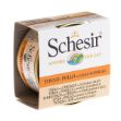 Schesir Broth Naturel Doğal Et Soslu Ton ve Tavuklu Kedi Konserve 70 gr resmi