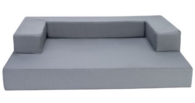 Pet Comfort Gloria Sofa Orthopedik Su Geçirmez Köpek Yatağı, Gri 70x53x8cm resmi