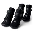 Picture of Gf Pet -Cırtcrtlı Köpek Ayakkabısı  - Black - 2Xs 