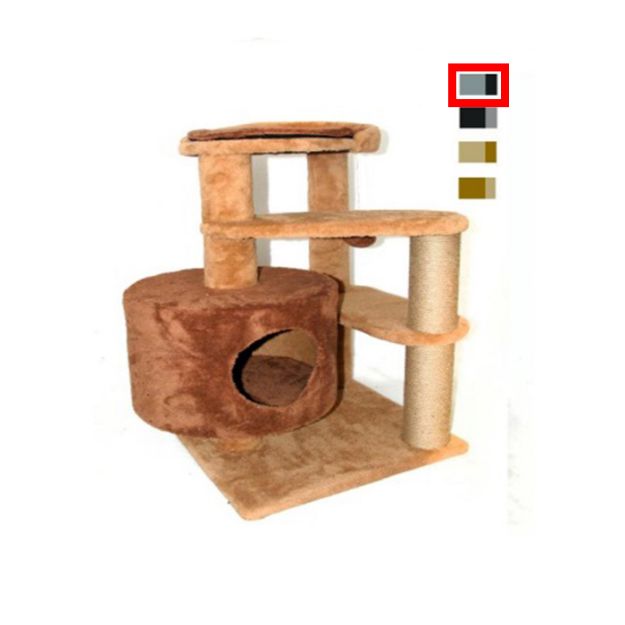 Picture of Natura Kedi Tırmalama Evi Ladder Gri 50X70X90 Cm