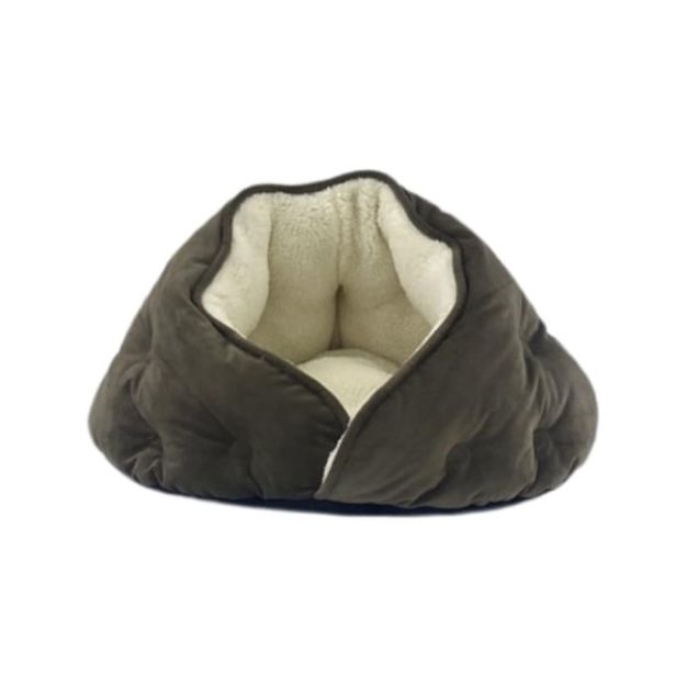 Pet Comfort Paris Kedi Kopek Yatak Kahverengi 60cm 7733 resmi