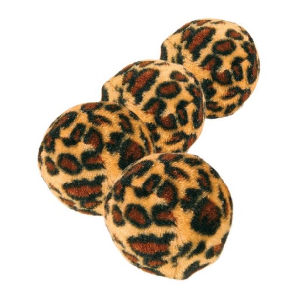 Picture of Trixie Kedi Leopar Desenli Top Oyuncak 4cm (4ad)