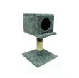 Natura Kedi Tırmalama Evi Slot Gri 43,5 x 45 x 72 Cm resmi