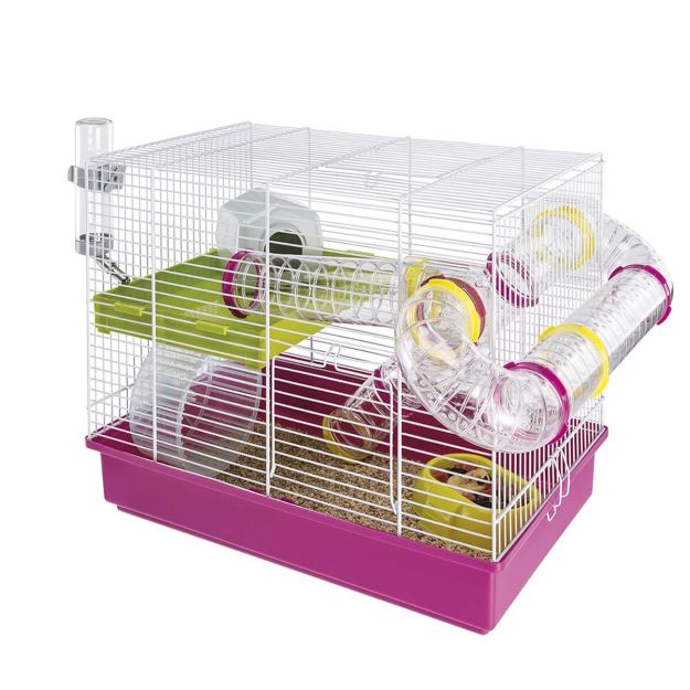 Picture of Laura Çift Katlı Bağlantılı Hamster Kafesi