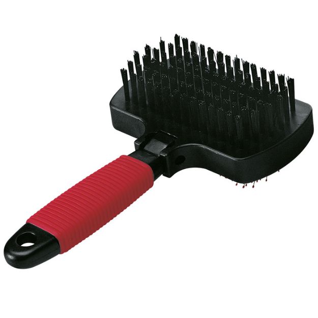 Picture of Ferplast GRO 5982 Yumuşak Saplı Çift Taraflı Kedi Köpek Fırçası