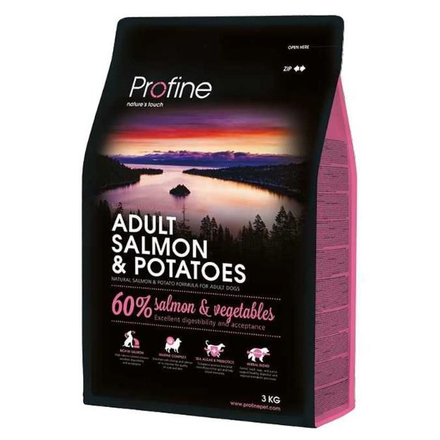 Picture of Profine Somonlu Az Tahıllı Hipoalerjenik Orta Irk Yetişkin Köpek Maması 3Kg