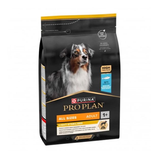 Picture of Pro Plan AllSize Beyaz Balıklı Ster.Light Yet. Köpek Maması 14kg12534347
