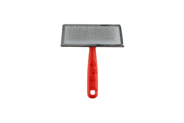 Picture of Zampa Slikon Top Başlıklı Kedi ve Köpek Fırçası Large 14x11.5cm, Kırmızı