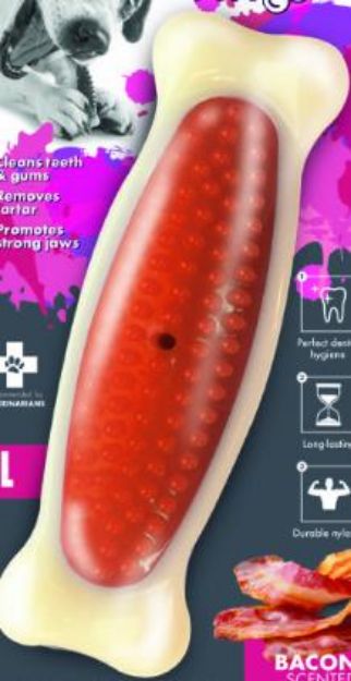M-Pets Chewbo Bone Dental Et Aromalı Köpek Oyuncağı (L) resmi