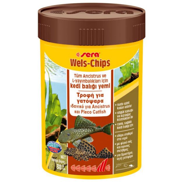 Sera Wels-Chips Dip Balıkları için Cips Yem 100 ml resmi
