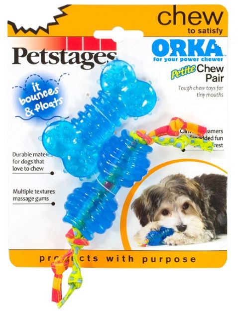 Petstages Petite Orka Köpek Çiğneme Oyuncağı 2 Parça resmi