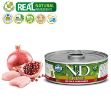 Picture of N&D Prime Kedi Konserve Tavuk & Nar Kıtten 70gr
