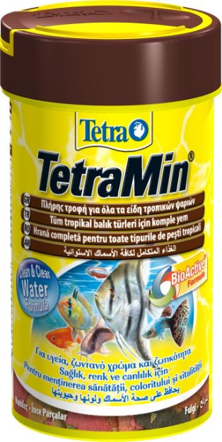 Picture of Tetramin Flakes Tropikal Balıklar için Pul Yem 100 ml