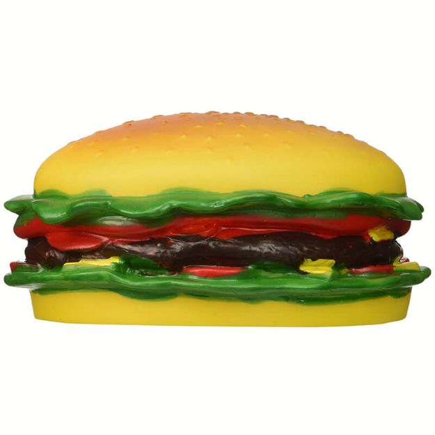 Pawise Vinyl Hamburger Köpek Oyuncağı resmi