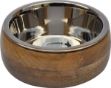 Oval Ahşap Mama-Su Kabı M resmi