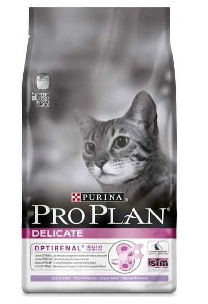 Pro Plan Delicate Seçici Kediler için Hindili Kedi Maması 3Kg resmi