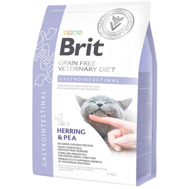 Picture of Brit Veterinary Diet Struvite İdrar Yolu Tahılsız Kedi Maması 5 Kg